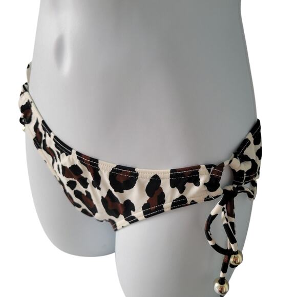 Vintage Y2k Guess Leopard Print Sexy Bikini 2pc SM ASO Paris Hilton - Picture 6 of 11